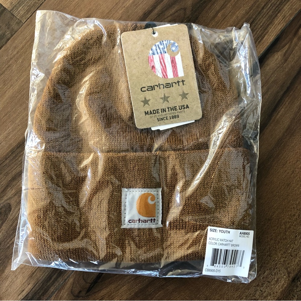 NWT Carhartt Youth Brown Hat